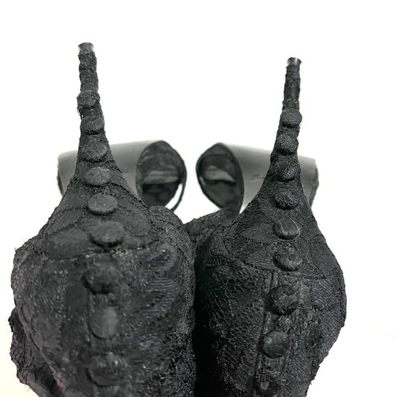 Elizabeth and James E-Janet Lace Stiletto Sandals - Picture 6 of 15